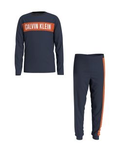 Calvin Klein Boys Navy & Orange Intense Power Logo Pyjamas