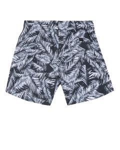 3Pommes Boy's Navy Tropical Swim Shorts