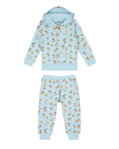 Moschino Blue Rocking Horse Tracksuit SS24