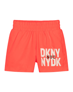 DKNY Boys Neon Orange Swim Shorts SS24