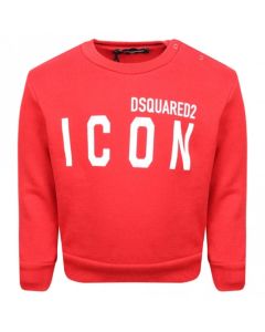 DSQUARED2 Baby Red Icon Logo Top