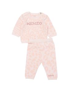 KENZO KIDS Boys Pink Animal Prints Trouser Set