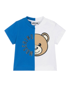 Moschino Blue And White Bear T-Shirt SS24