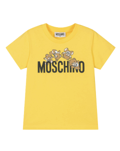 Moschino Yellow Tumbling Bear&#039;s T-Shirt SS24
