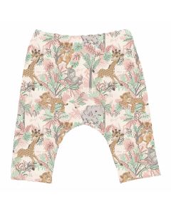 KENZO KIDS Baby Girls Pink Animal Print Trousers