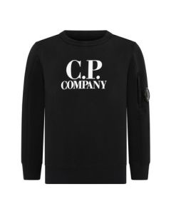 C.P. Company Boys Black Lens New Season Sweatshirt