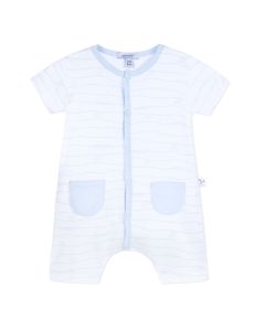 Absorba Baby Boy's Pale Blue Striped Nursery Shortie