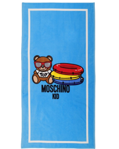 Moschino Blue Sunglasses Beach Towel