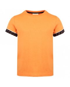 Fendi Boys Orange Cotton T-Shirt