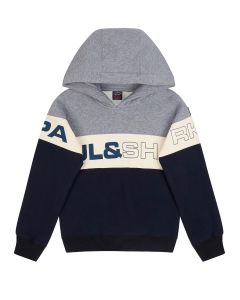 PAUL & SHARK Grey and Navy  Hooded Sweatshirt