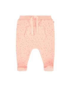 Absorba Baby Girl's Peach Spotted Pants With Feet 