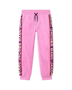 MARC JACOBS  Girls Pink Velour Joggers