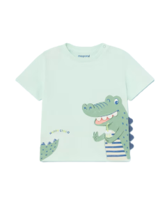 Mayoral Boys Aqua Crocodile T-Shirt