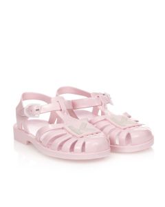 KENZO KIDS Pink Logo Jelly Shoes