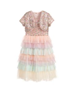 Billieblush 2 Piece Pink Tulle Dress Set