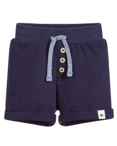 Billybandit Boy's Navy Piqué  Shorts 