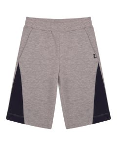 Lanvin Boys Grey Cotton Jersey Shorts