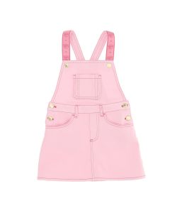 Chiara Ferragni Kids Pink Dungaree Dress
