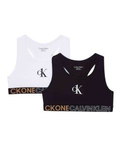 Calvin Klein Black And White Pack Of 2 Bralette's