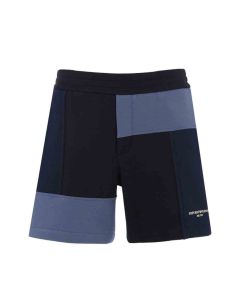 Emporio Armani Boys Blue Colour Block Shorts