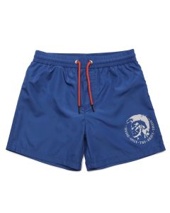 Diesel Bright Blue Logo Swim Shorts