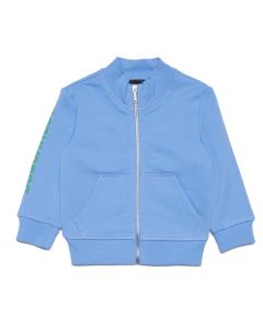 DSQUARED2 Baby Crystal Blue Organic Cotton Sweatshirt
