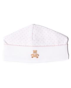 Mini-La-Mode Girls Nursery Teddy Spot Baby Hat