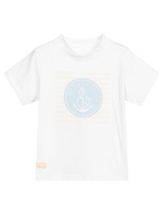 Mitch & Son Boys White Cotton Byres T-Shirt