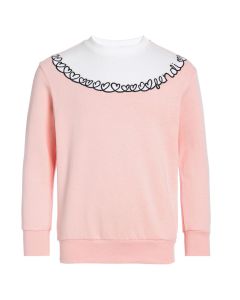 FENDI Girls Pink Cotton Adore Sweatshirt