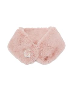 Guess Pink Salmon Fluffy Neck Wrap