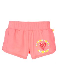 Billieblush Girls Pink Ice Cream Logo  Jersey Shorts