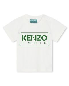KENZO KIDS Baby Boys Ivory Cotton Kenzo Paris T-Shirt