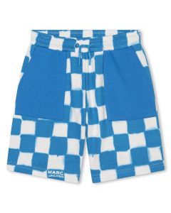 MARC JACOBS Bright Blue Checkered Bermuda Shorts