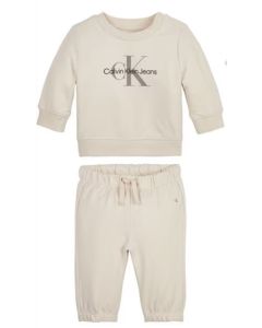 Calvin Klein Baby Muslin Sweatshirt And Jogger Set
