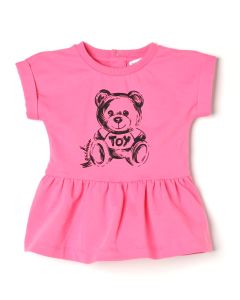 Moschino Baby Girl Pink Dress SS24