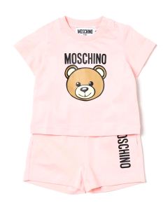 Moschino Pink Two Piece Short Set SS24
