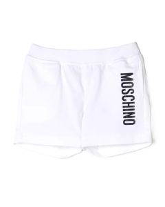 Moschino White Logo Shorts SS24