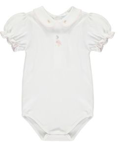 Mini-La-Mode Baby Girls  White Jemima Puddle Duck Body Vest