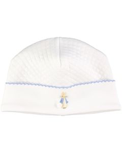 Mini-La-Mode Peter Rabbit White Quilted Baby Hat