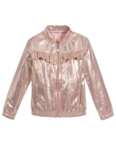 Everything Must Change Pink Faux Leather Jacket