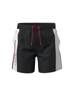 Diesel Diesel Boys Black Swimshorts With Red And White Trim