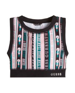 Guess Pink Striped Sports Top