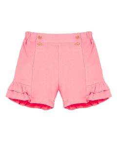 Lili Gaufrette Pink Cotton Jersey Gamma Shorts