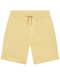 KENZO Boys Yellow Cotton Bermuda Shorts