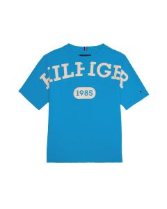 Tommy Hilfiger Boys Blue Varsity Logo T-Shirt