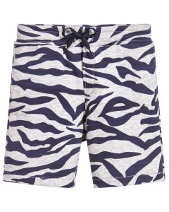 Kenzo Boy's Blue Tiger Striped Shorts