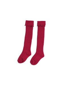 Mayoral Girls Red Knee High Socks