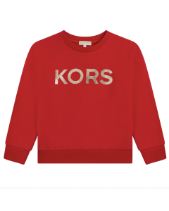 Michael Kors Girls Bright Red Sweatshirt