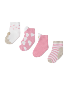 Mayoral Baby Girl Set Of 4 Pink Socks