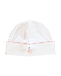 Mini-La-Mode Jemima Puddle Duck White Baby Hat